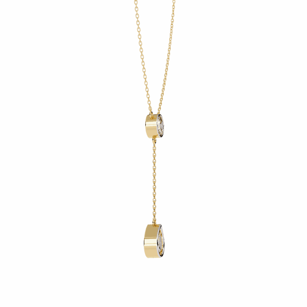 1 Carat Pear Drop Diamond Pendant  Image 7