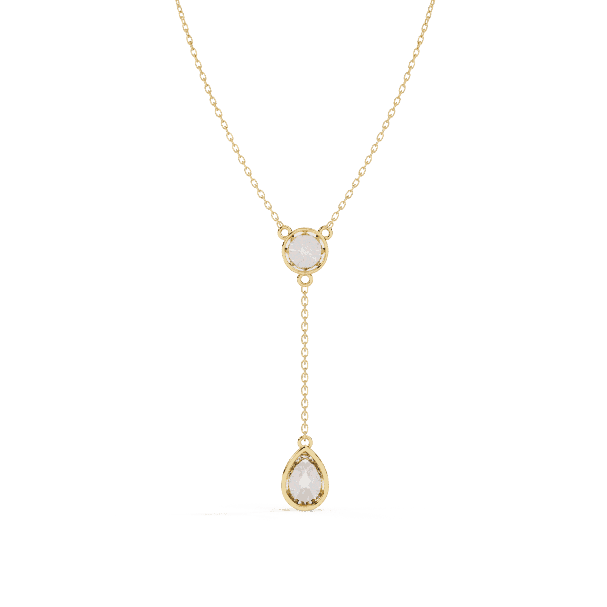 1 Carat Pear Drop Diamond Pendant  Image 8