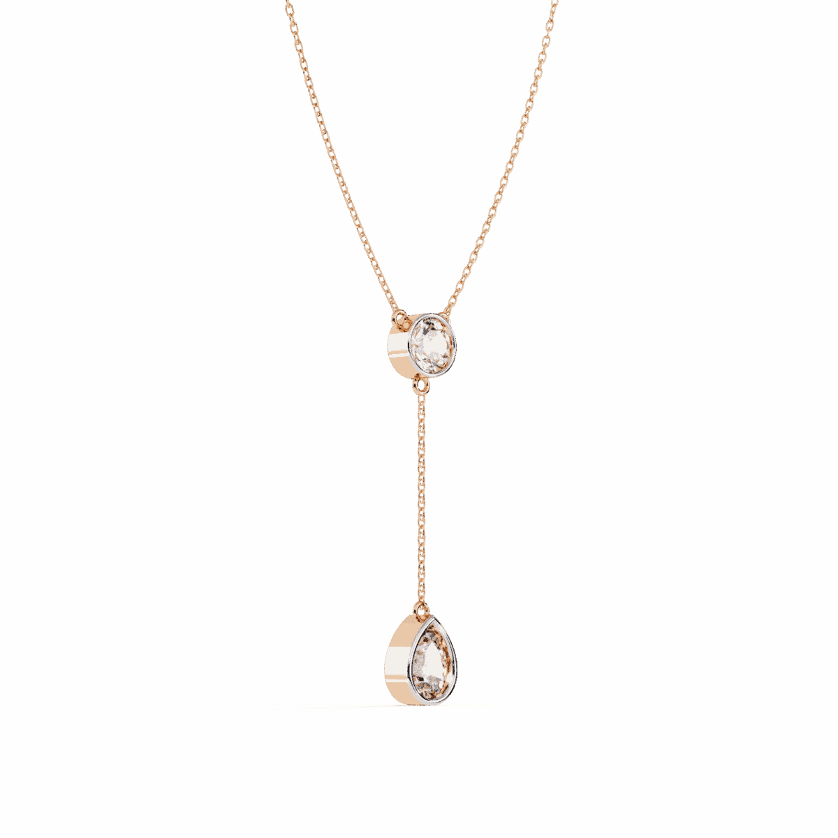 1 Carat Pear Drop Diamond Pendant  Image 10