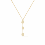 1.5 Carat Multi-Cut Cascade Pendant - Oval, Pear & Emerald - Image 8