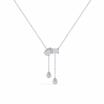 1.5 Carat Emerald & Pear Drop Pendant