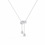 1.5 Carat Emerald & Pear Drop Pendant - Image 2