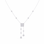 0.7 Carat Triple Round Drop Diamond Pendant - Image 4